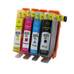 סט ראשי דיו 655 XL תואם HP